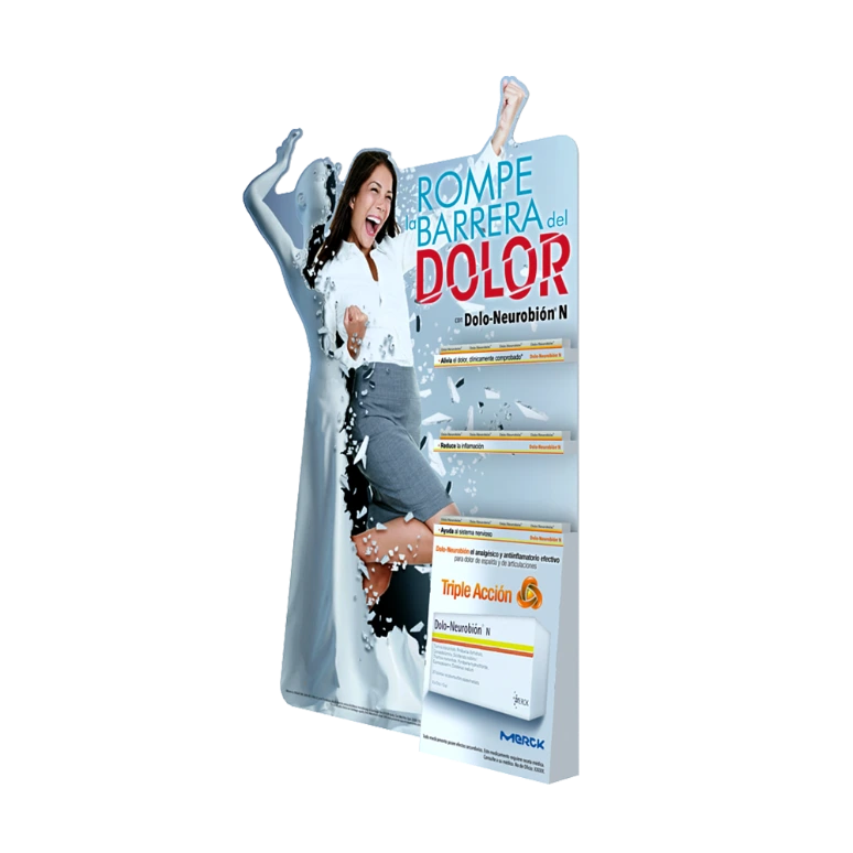 Fabricación de standees de cartón tamaño real, figuras troqueladas para punto de venta, standees publicitarios para retail.-Exhibipop