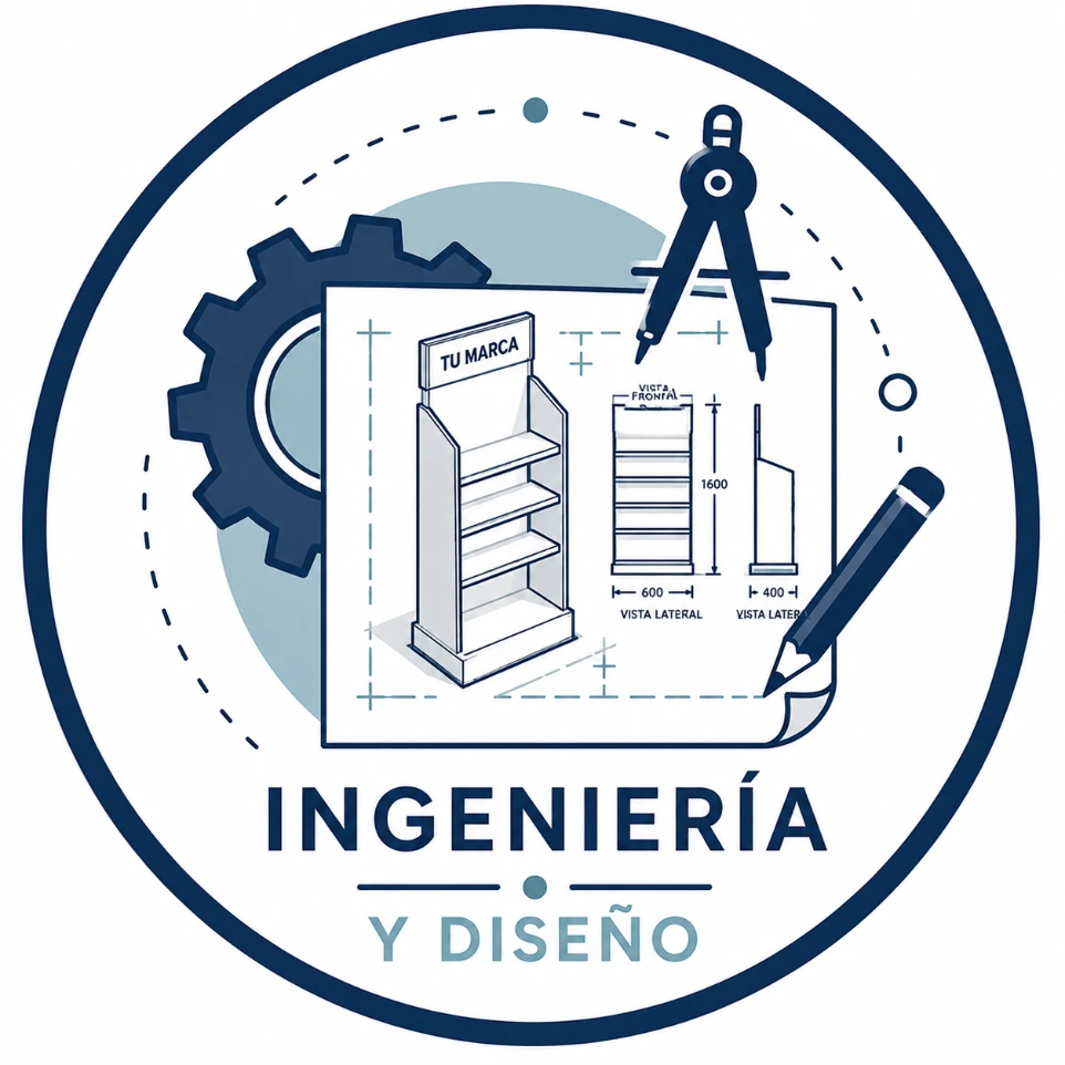 "Ingeniería del Diseño en Cartón: Modelado Estructural que Garantiza Resistencia y Estabilidad.-Exhibipop