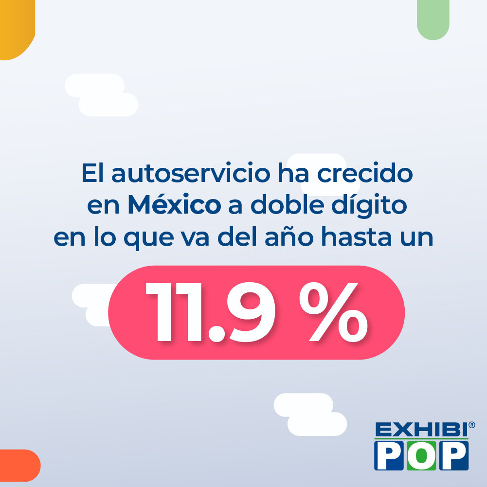 El auto servicio ha crecido en México un 11.9% en lo que va del año